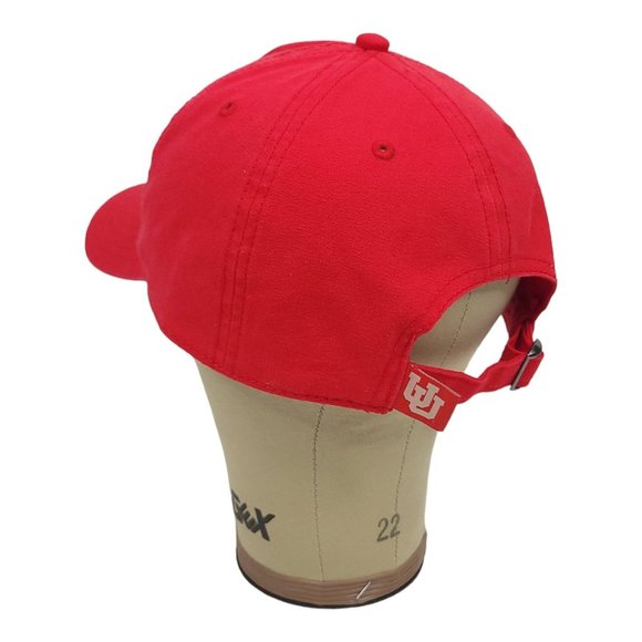 Captivating Utah Utes Adjustable Tuck Strap Cap Trucker Baseball Hat Embroidered - Picture 8 of 12